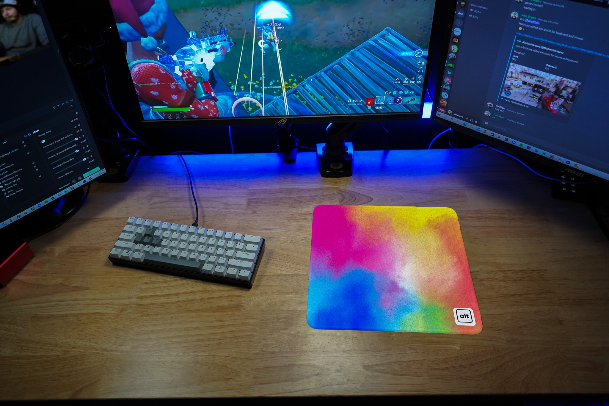 Rainbow Watercolor Mousepad