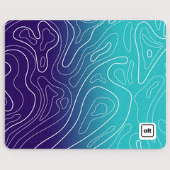 Purple Ombre Damascus Mousepad - [alt_customs]