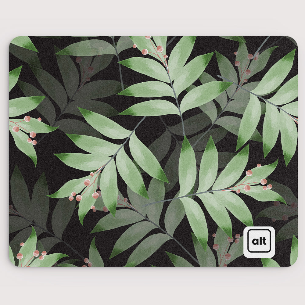 Leaf Print Mousepad