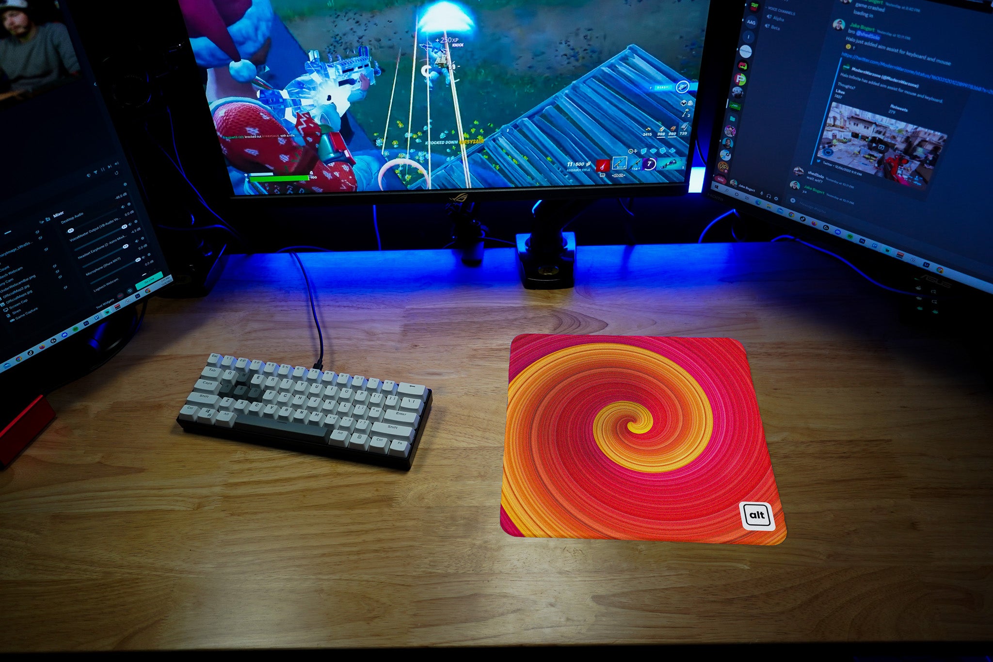 Candy Spiral Mousepad