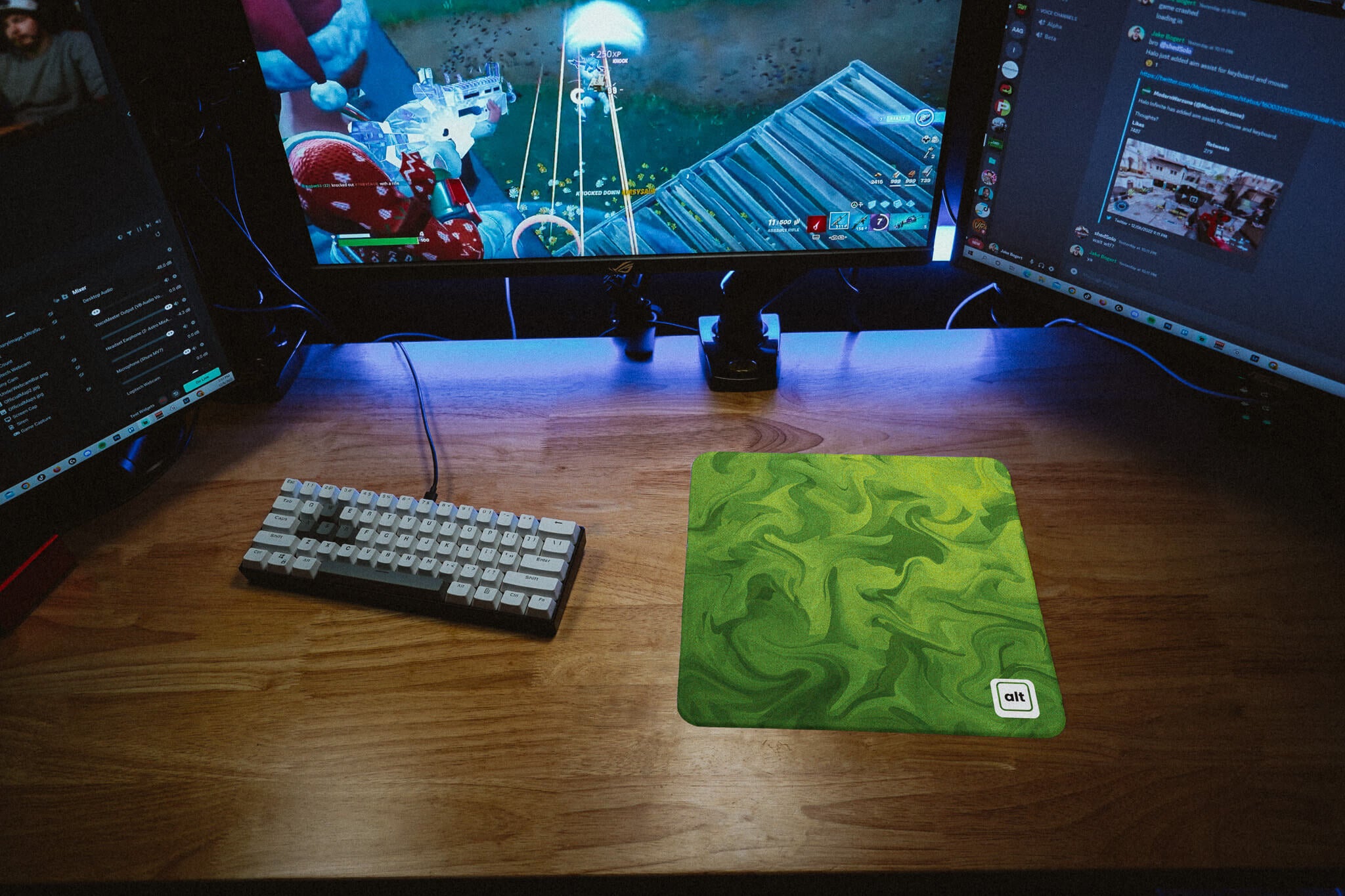 Green Liquify Mousepad