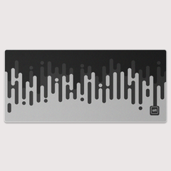 Linear Waves Monochrome Mousepad - [alt_customs]
