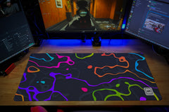 Neon Splash Mousepad - [alt_customs]