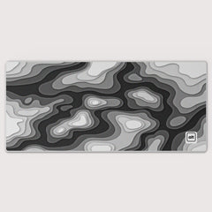Black and White Regions Mousepad - [alt_customs]