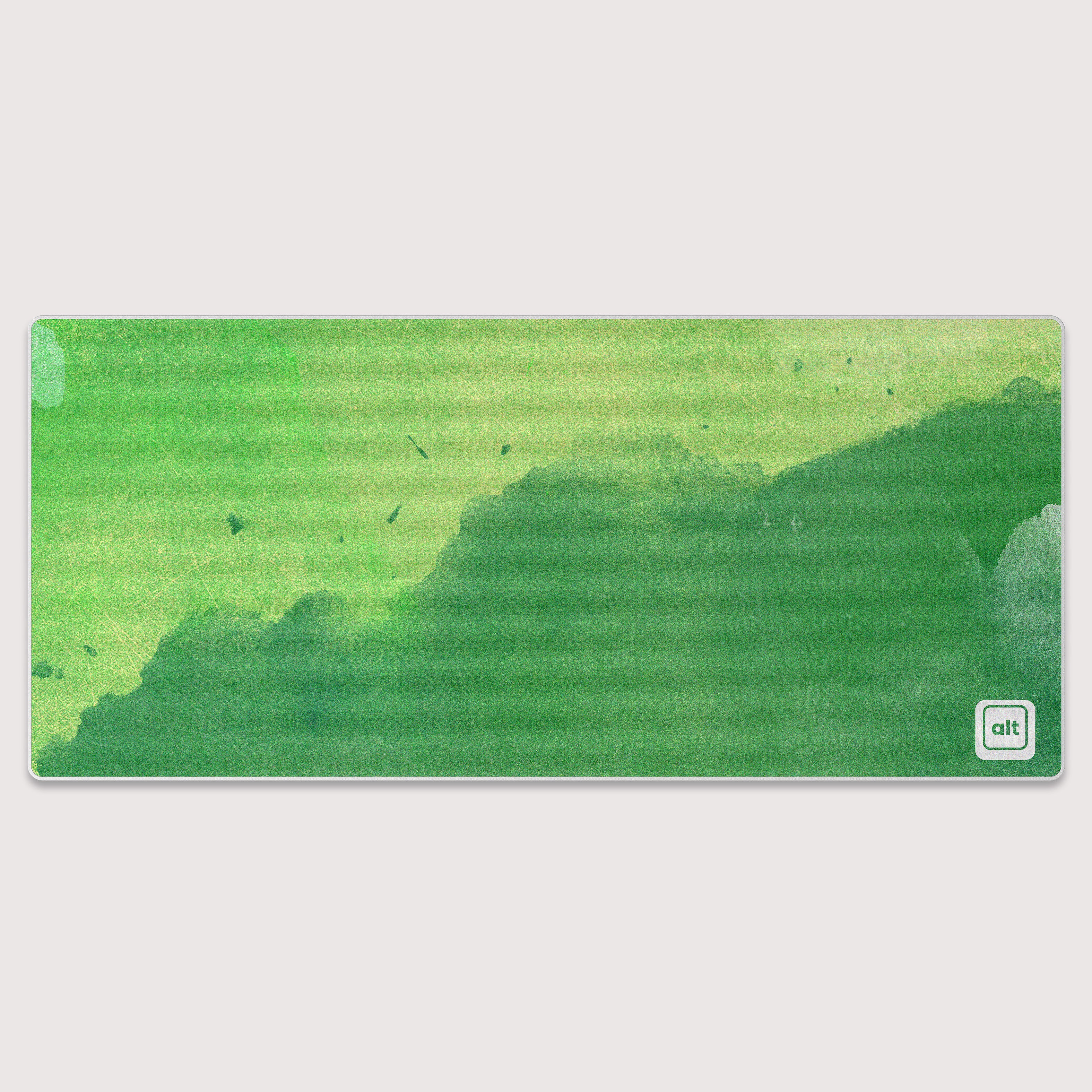 Green Watercolor Mousepad