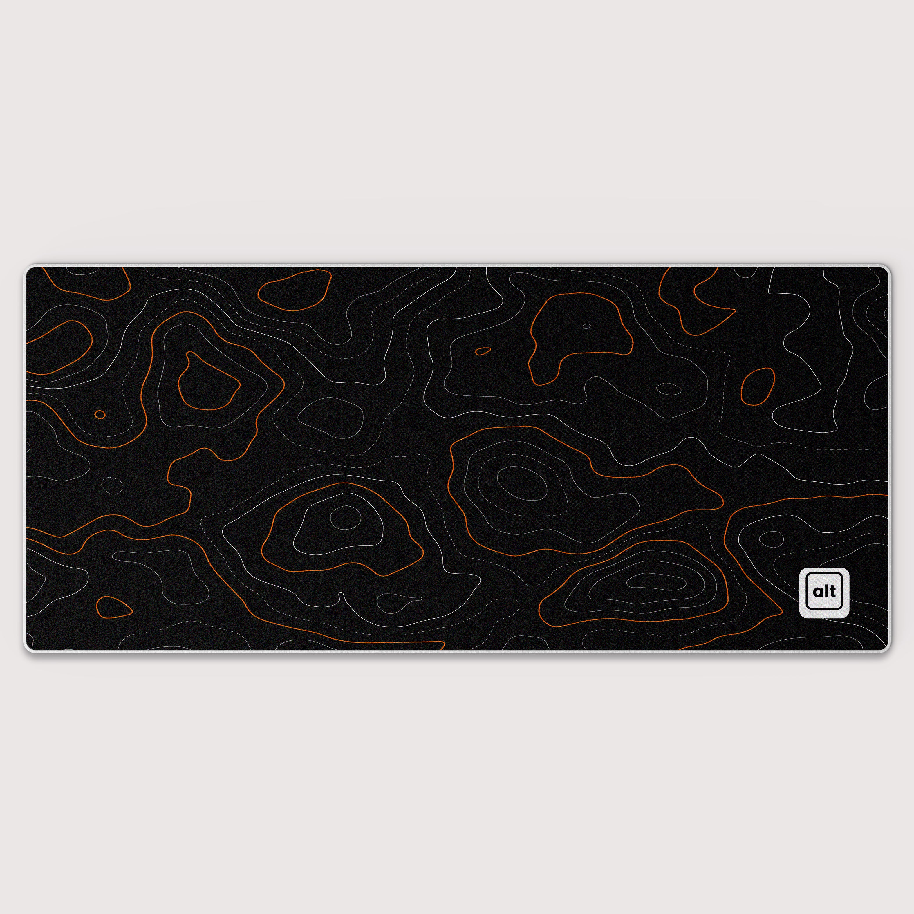 Dark Inverted Orange Damascus