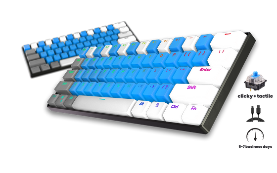 Icicle T1 Pro 60% Gaming Keyboard - Gaming Keyboards