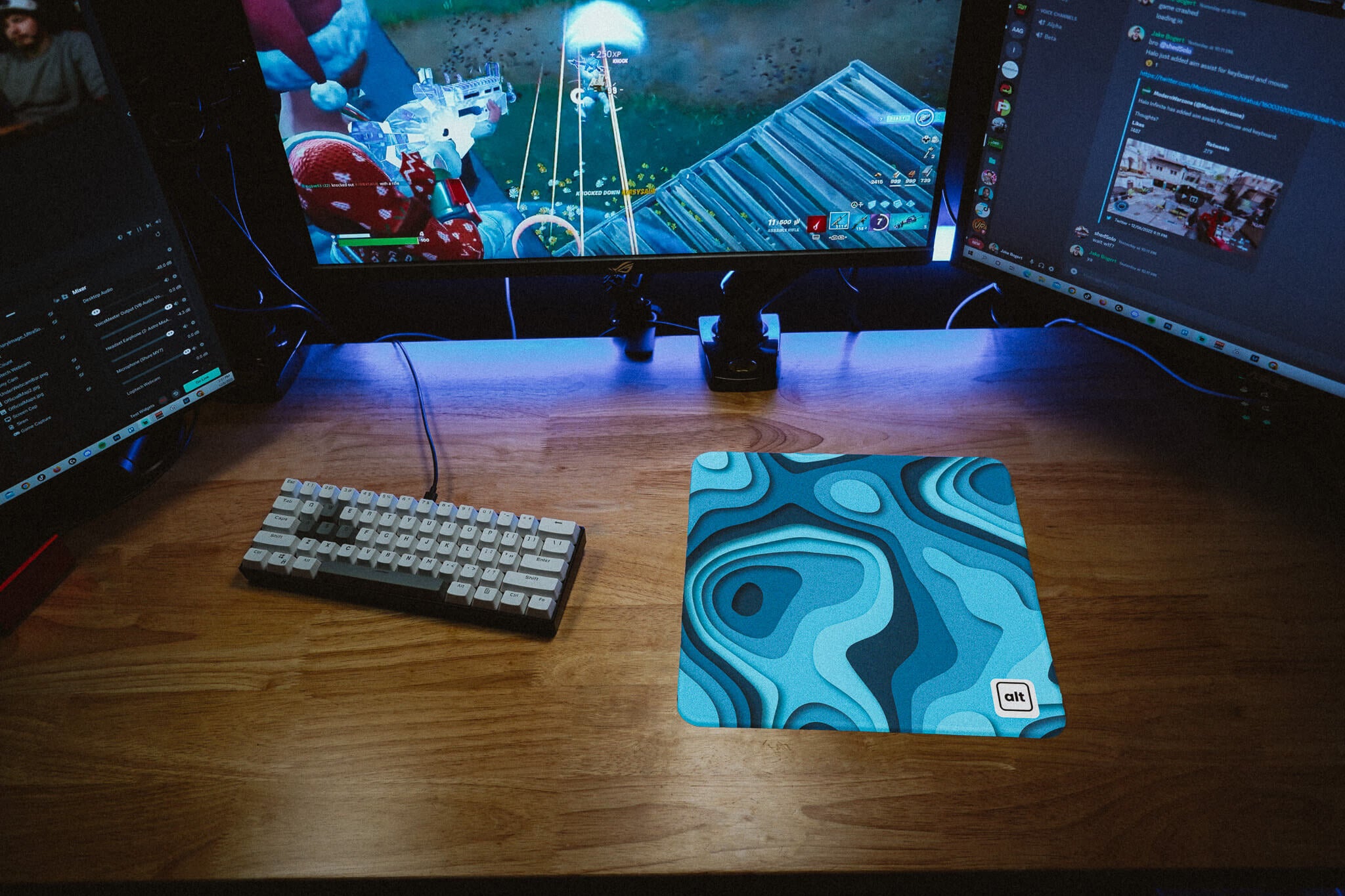 Topo Azul Mousepad