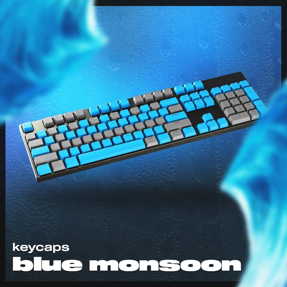 Blue Monsoon Keycaps - AltCustomsKeyboards