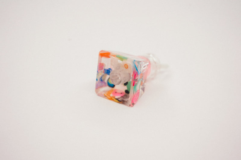 Pink Boba Artisan Keycap - Gaming Keyboards