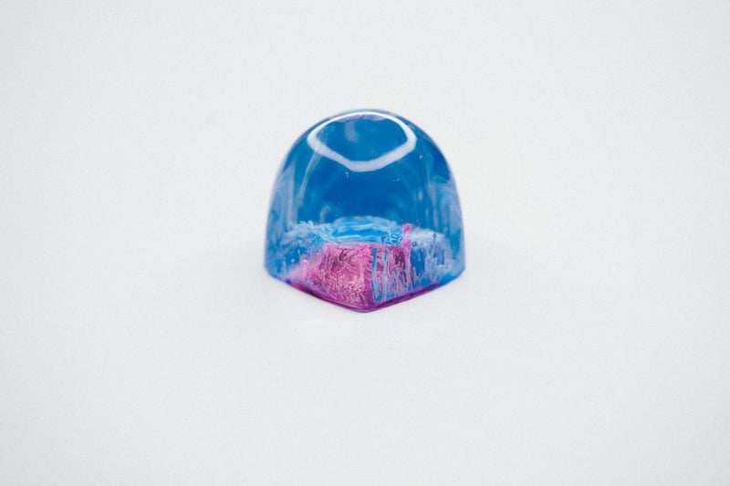 Blue Jelly Artisan Keycap - Gaming Keyboards