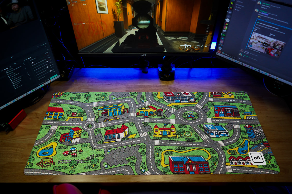 Retro Cars Mat Mousepad - [alt_customs]