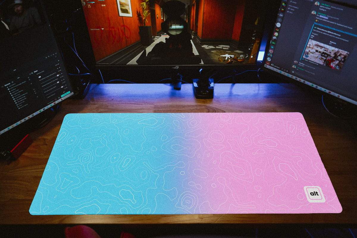 Damascus Cotton Candy Mousepad - [alt_customs]