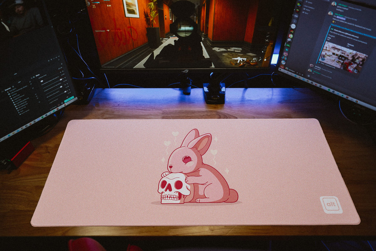 Bunny Skull Mousepad - [alt_customs]